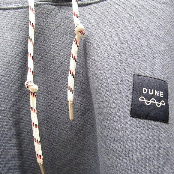 NEW DUNE + DRUTHERS Mens Cotton French Terry Hooded Sweatshirt Sz XL Bearing Sea - Picture 4 of 13